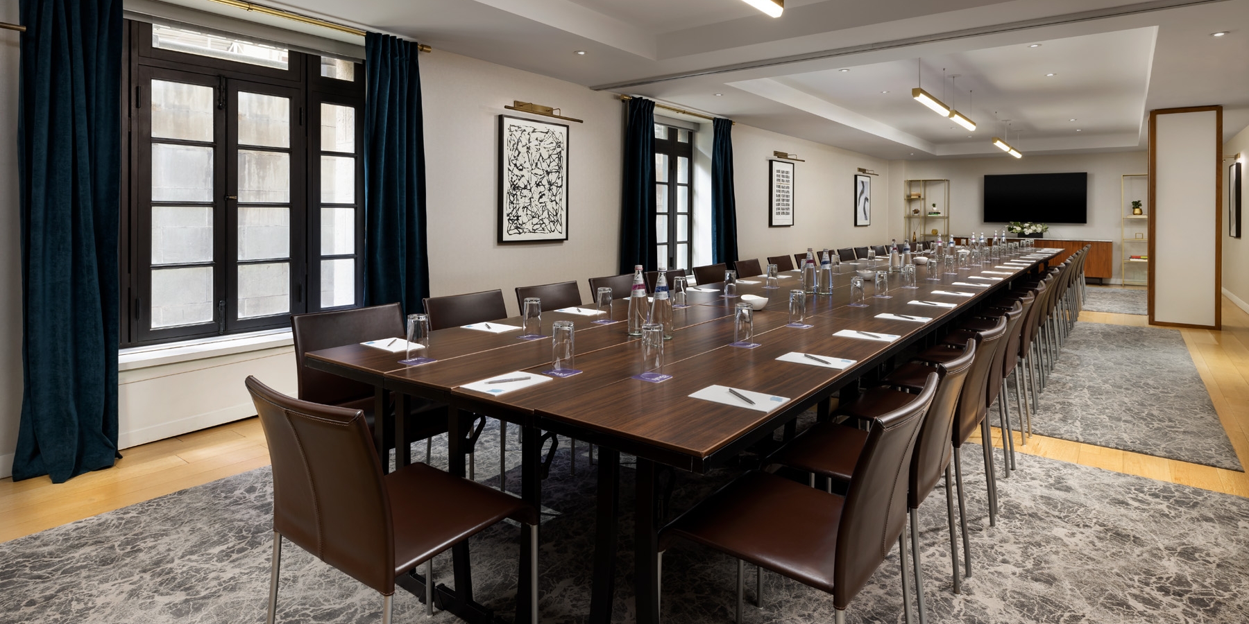 Studio 1 + 2 meeting rooms in The James New York NoMad Hotel