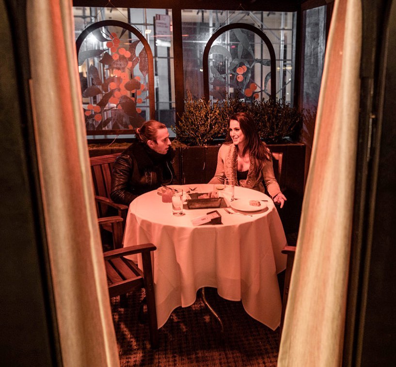 A romantic dinner at Scarpetta Restaurant